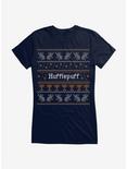 Harry Potter Hufflepuff Ugly Christmas Pattern Girls T-Shirt, , hi-res