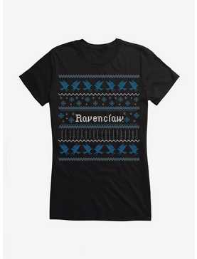 Harry Potter Ravenclaw Ugly Christmas Pattern Girls T-Shirt, , hi-res