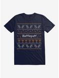 Harry Potter Hufflepuff Ugly Christmas Pattern T-Shirt, , hi-res