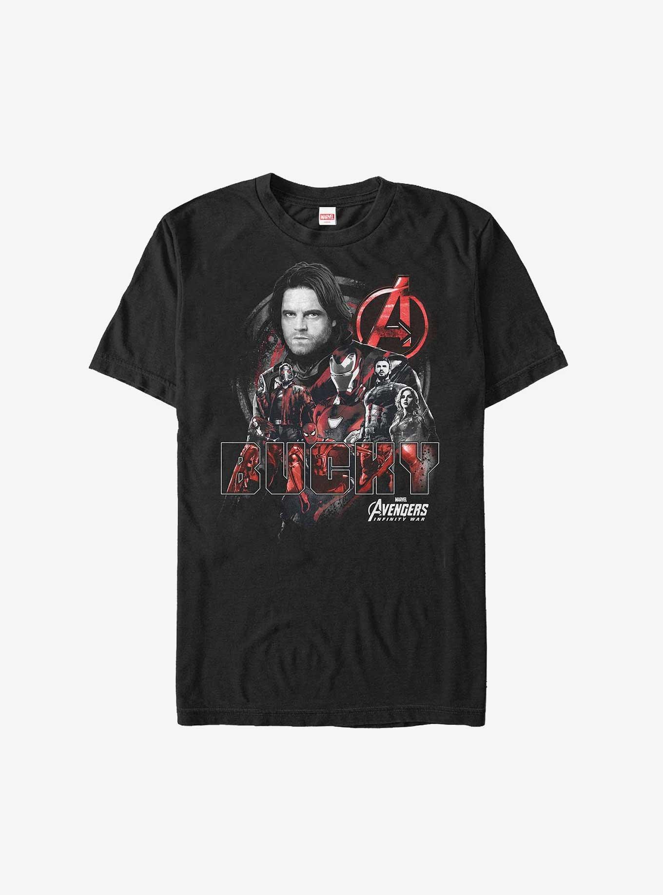Marvel Avengers Bucky And The Avengers T-Shirt, , hi-res