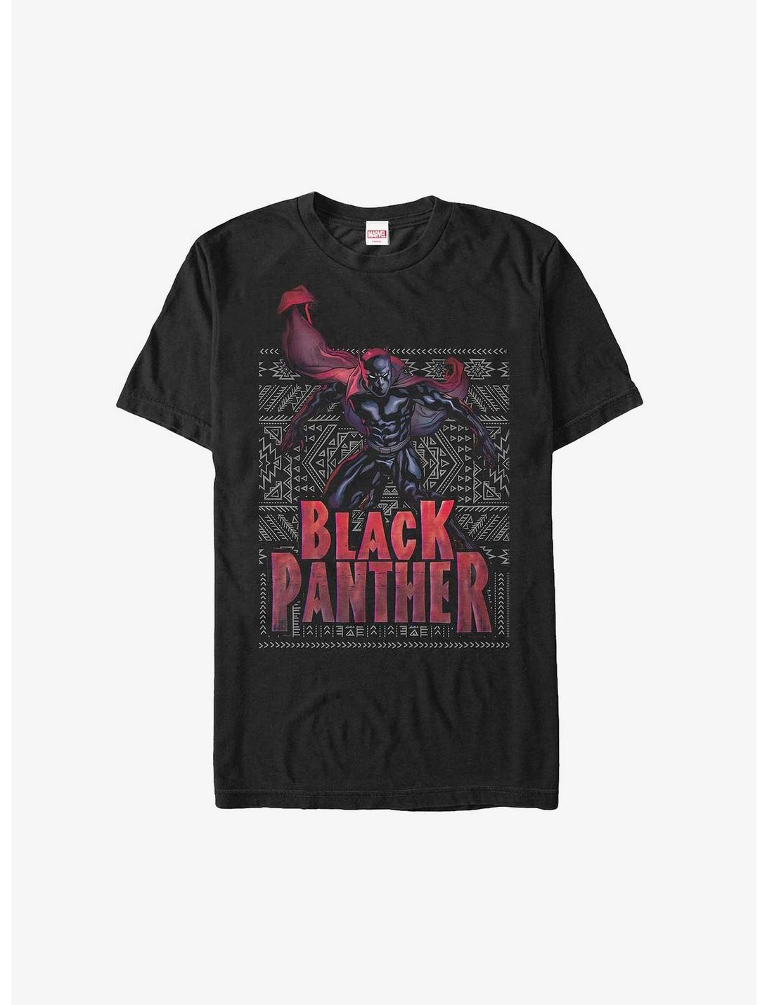 Marvel Black Panther Tribal Print T-Shirt, BLACK, hi-res