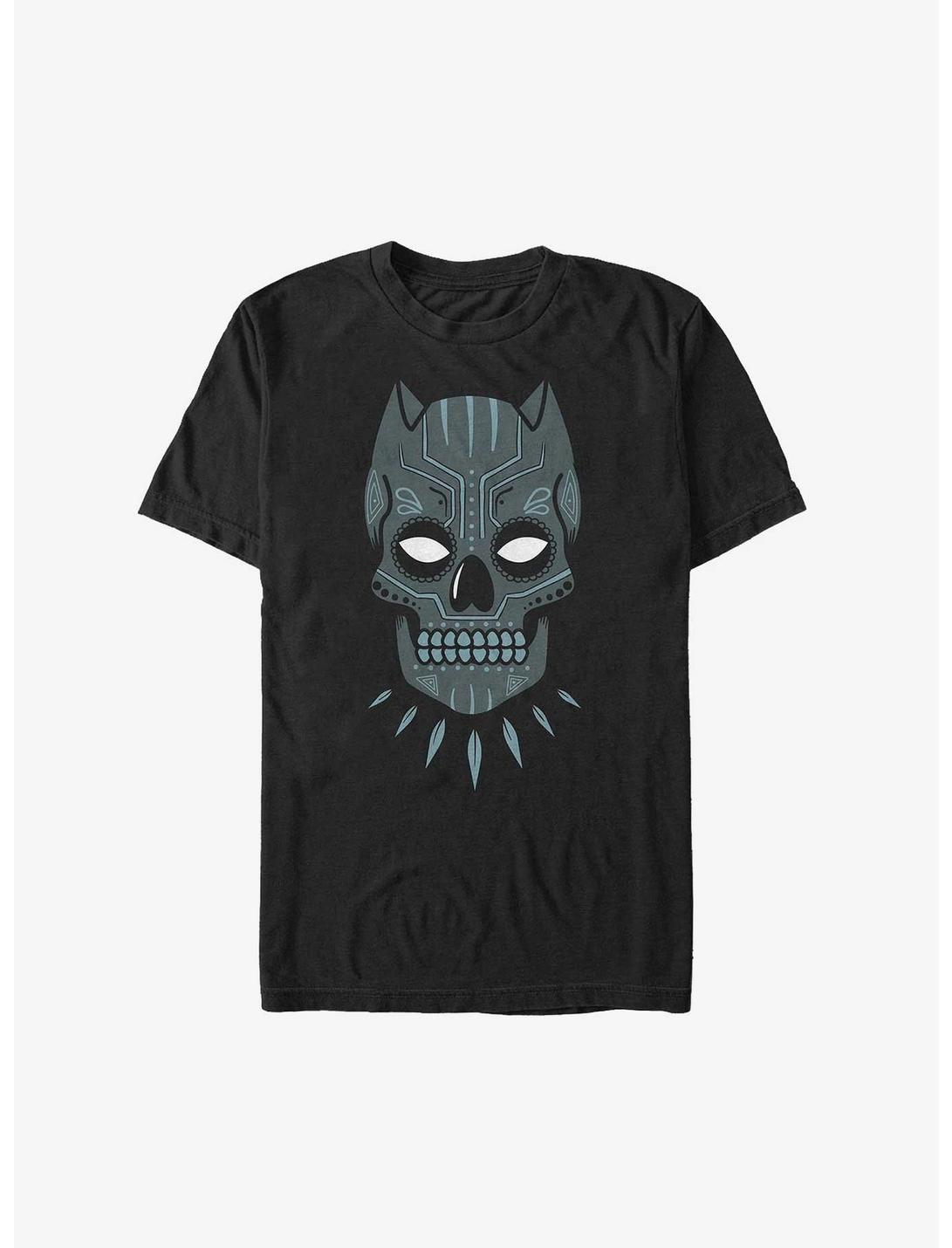 Marvel Black Panther Black Sugar Skull T-Shirt, BLACK, hi-res