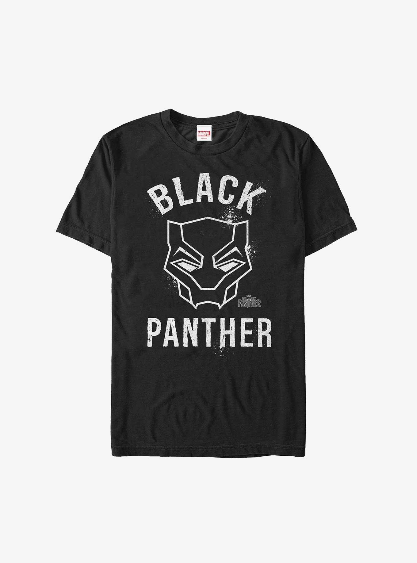 Marvel Black Panther Stencil Chalk Logo T-Shirt, , hi-res