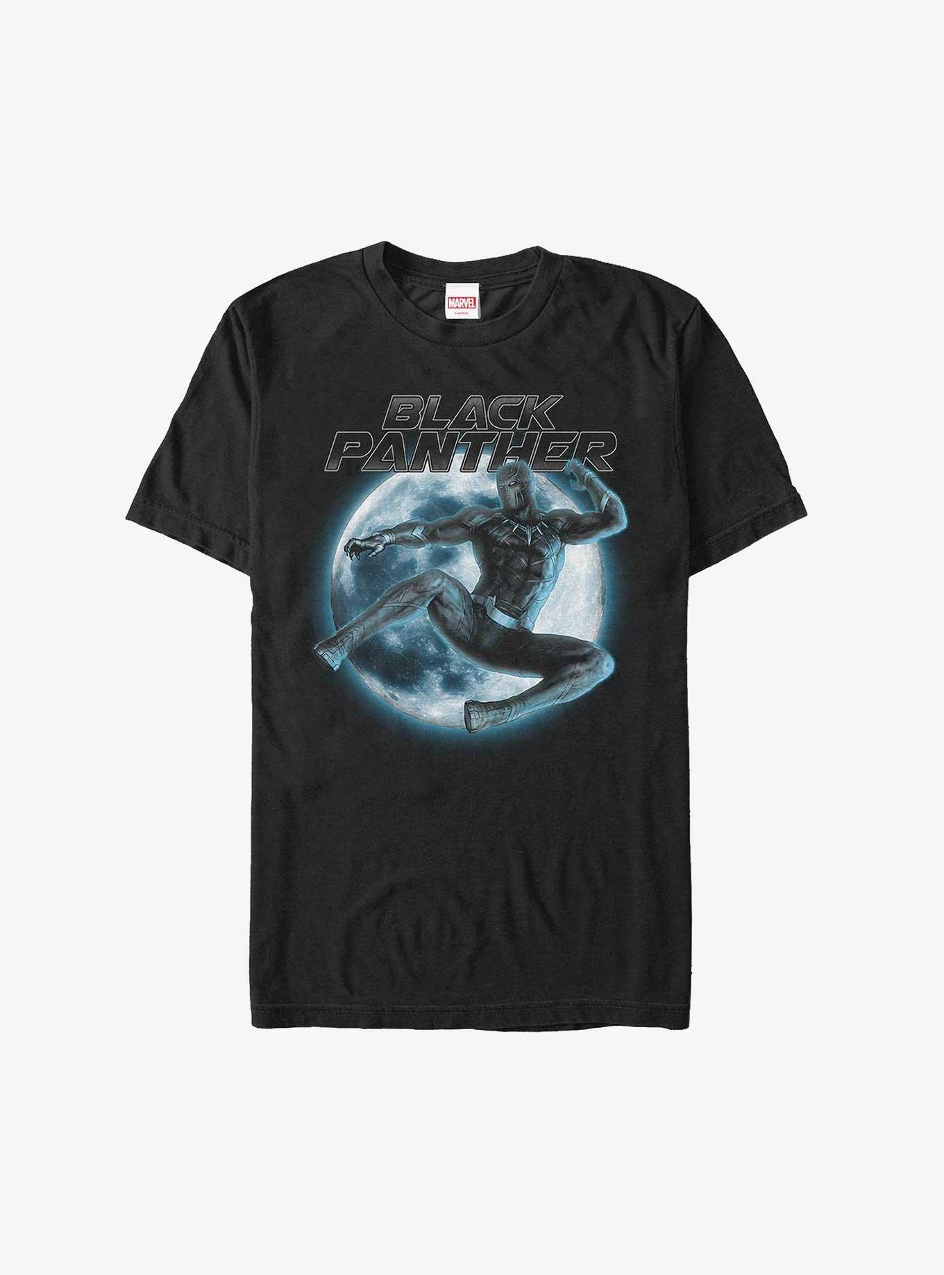 Marvel Black Panther Moon T-Shirt, BLACK, hi-res