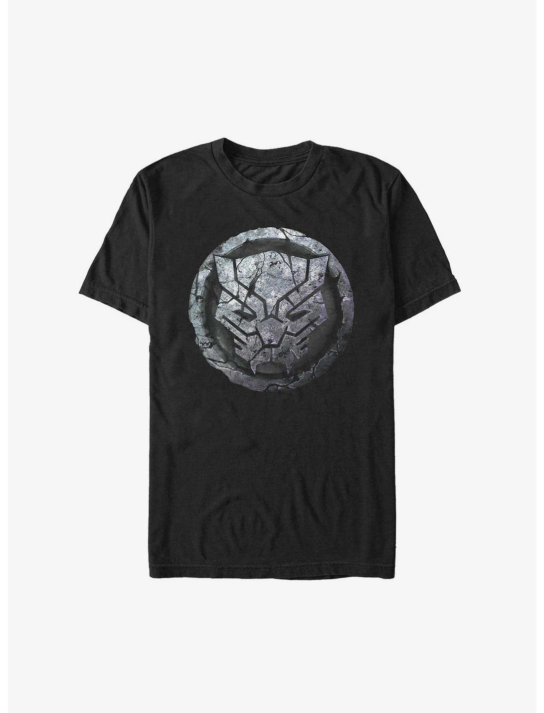 Marvel Black Panther Stone Emblem T-Shirt, BLACK, hi-res