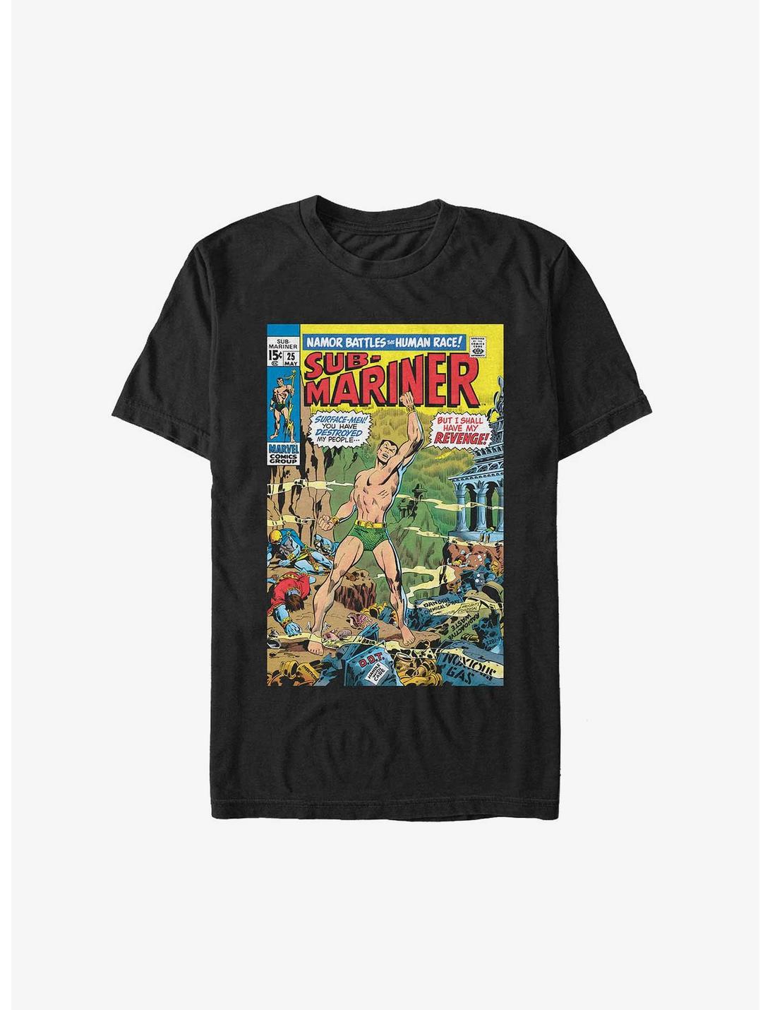 Marvel Black Panther: Wakanda Forever The Sub-Mariner Comic T-Shirt, BLACK, hi-res