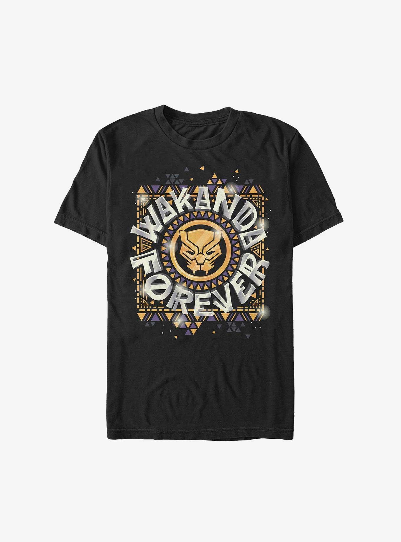 Marvel Black Panther: Wakanda Forever Emblem T-Shirt, BLACK, hi-res