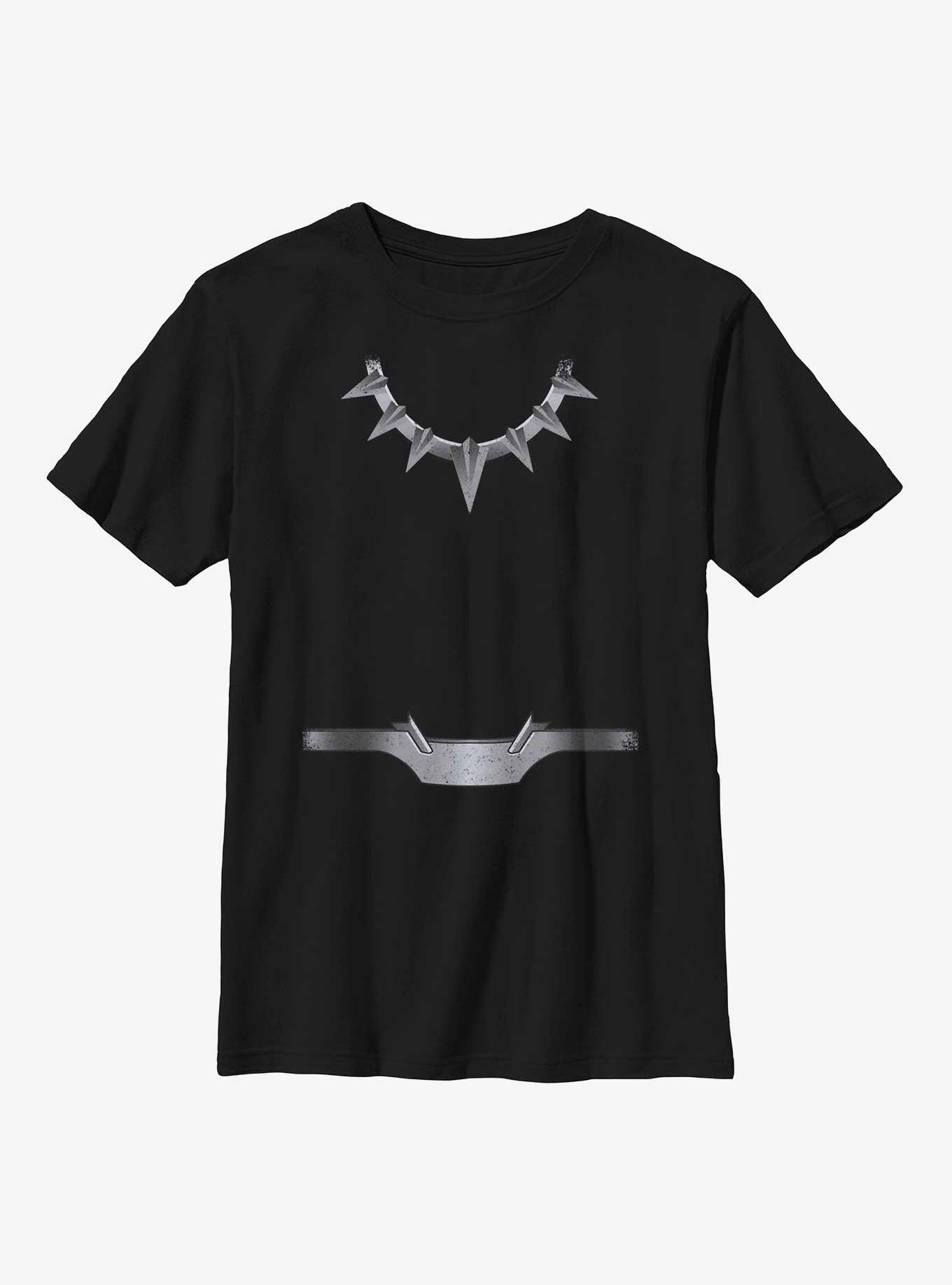 Marvel Black Panther Black Panther Distressed Costume Youth T-Shirt, , hi-res