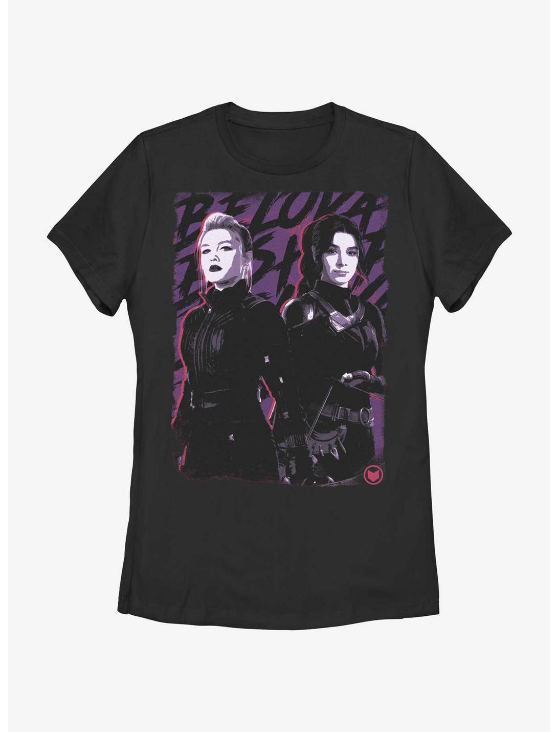 Marvel Hawkeye Yelena & Kate Bishop Womens T-Shirt, BLACK, hi-res