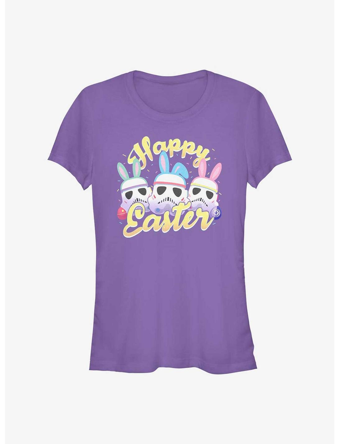 Star Wars Trooper Bunnies Happy Easter Girls T-Shirt, PURPLE, hi-res