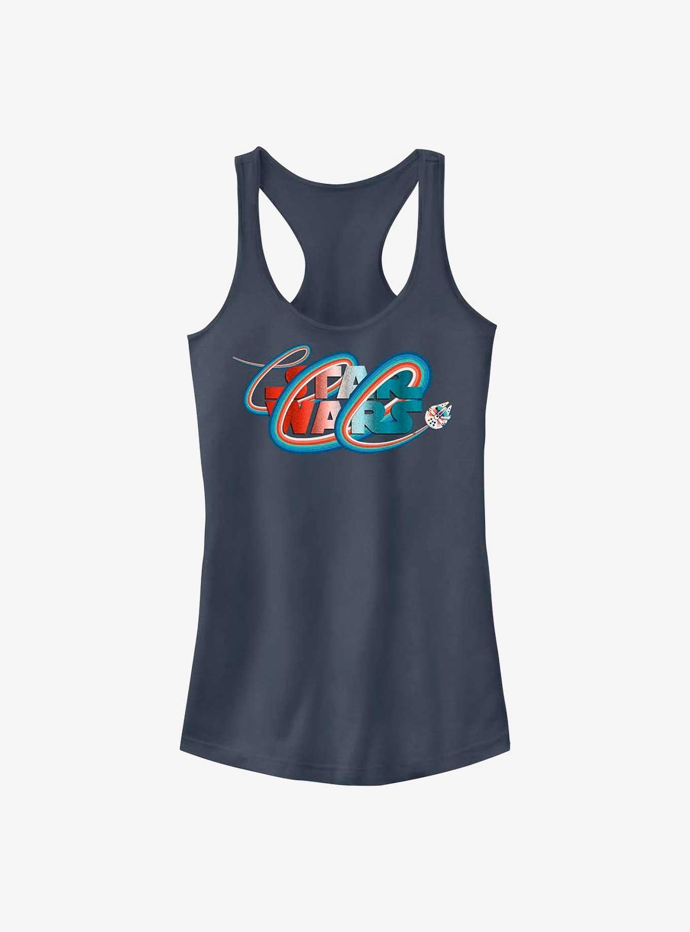 Star Wars Falcon Rainbow Logo Girls Tank