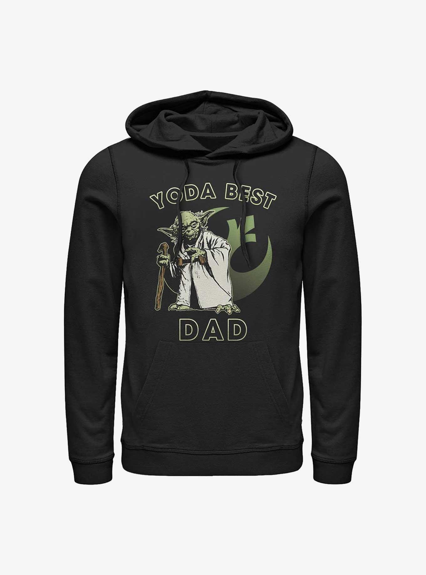 Star Wars Yoda Best Dad Hoodie, BLACK, hi-res