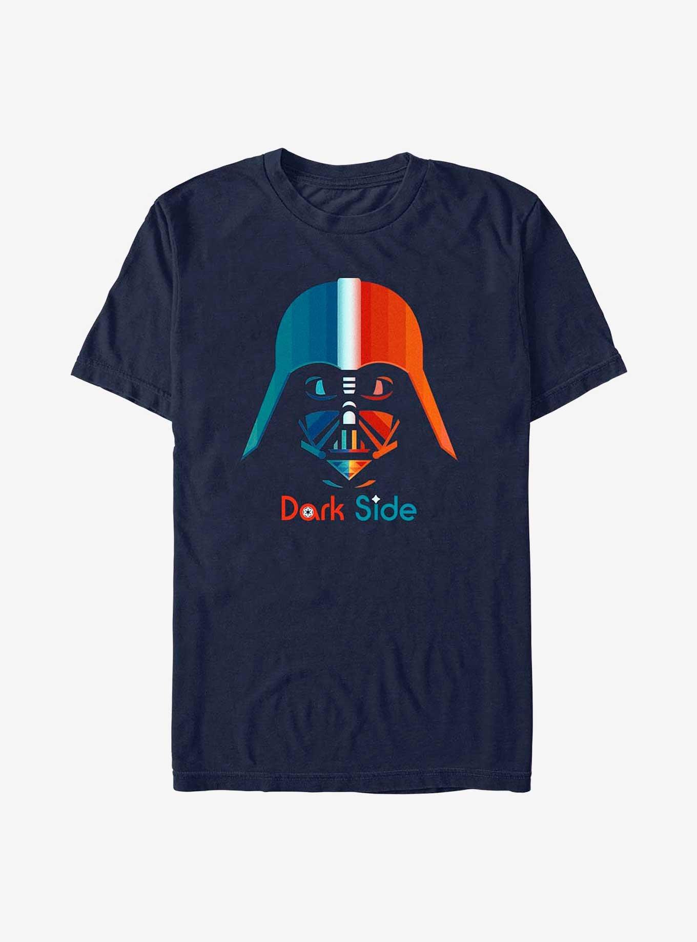 Star Wars Darth Vader Face Dark Side T-Shirt, NAVY, hi-res