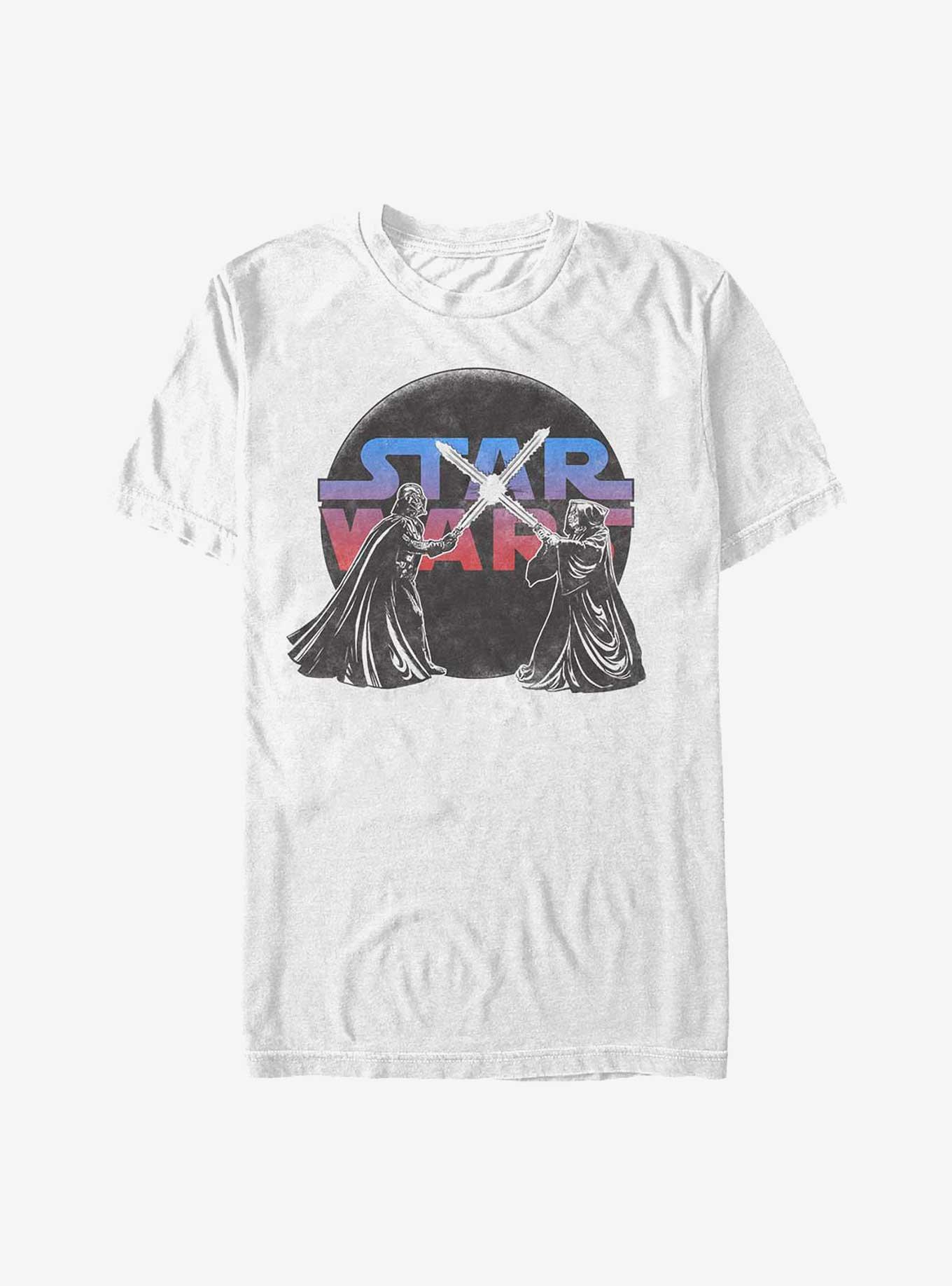 Star Wars Darth Vader and Darth Sidious Face Off Girls T-Shirt, WHITE, hi-res