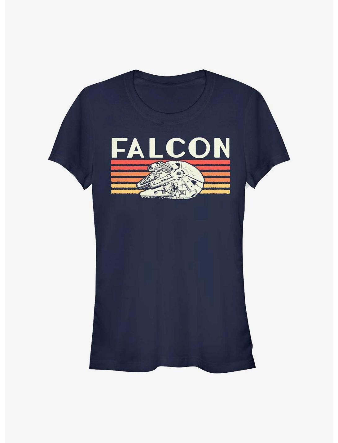 Star Wars Falcon Files Girls T-Shirt, NAVY, hi-res
