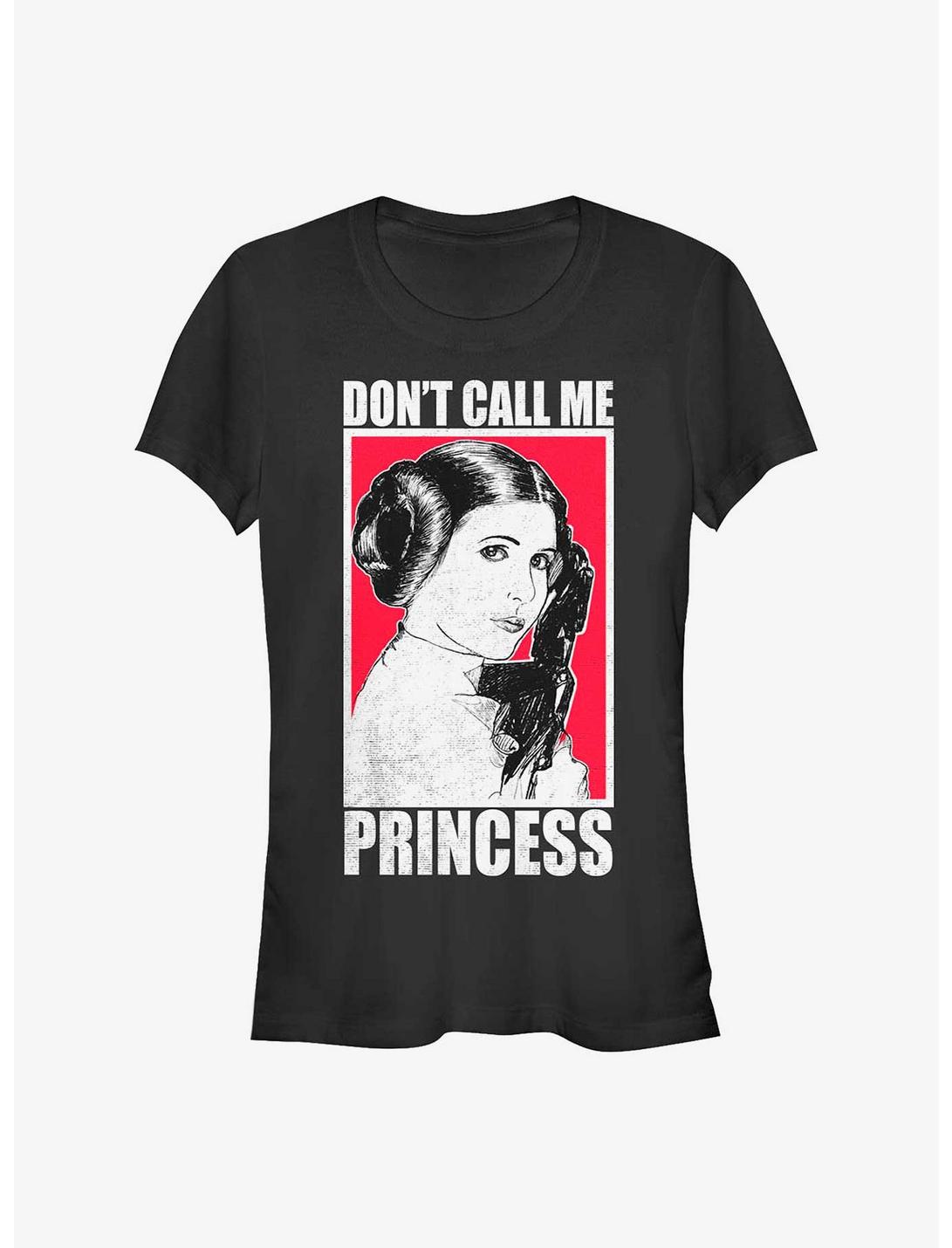 Star Wars It's Leia Not Princess Girls T-Shirt, BLACK, hi-res
