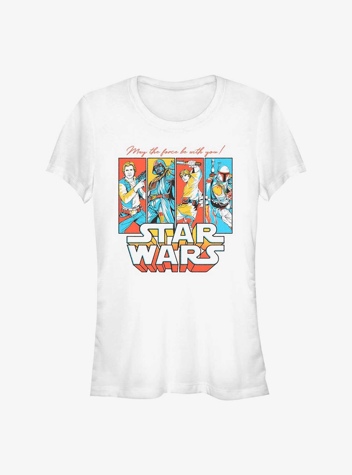 Star Wars Pop Culture Crew Girls T-Shirt, WHITE, hi-res