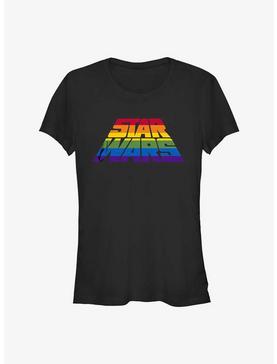 Star Wars Rainbow Logo Girls T-Shirt, , hi-res