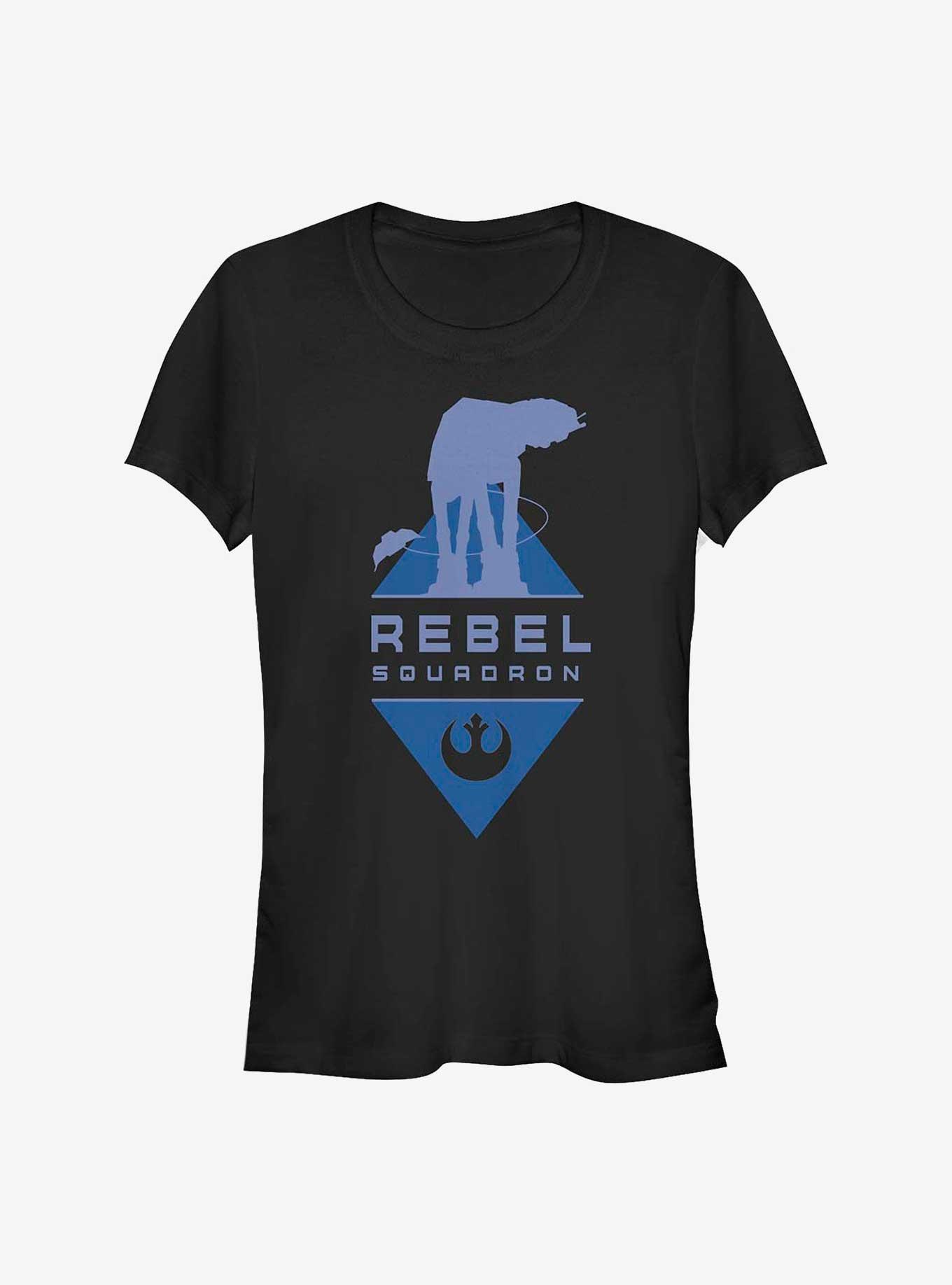 Star Wars Rebel Squadron Girls T-Shirt, BLACK, hi-res