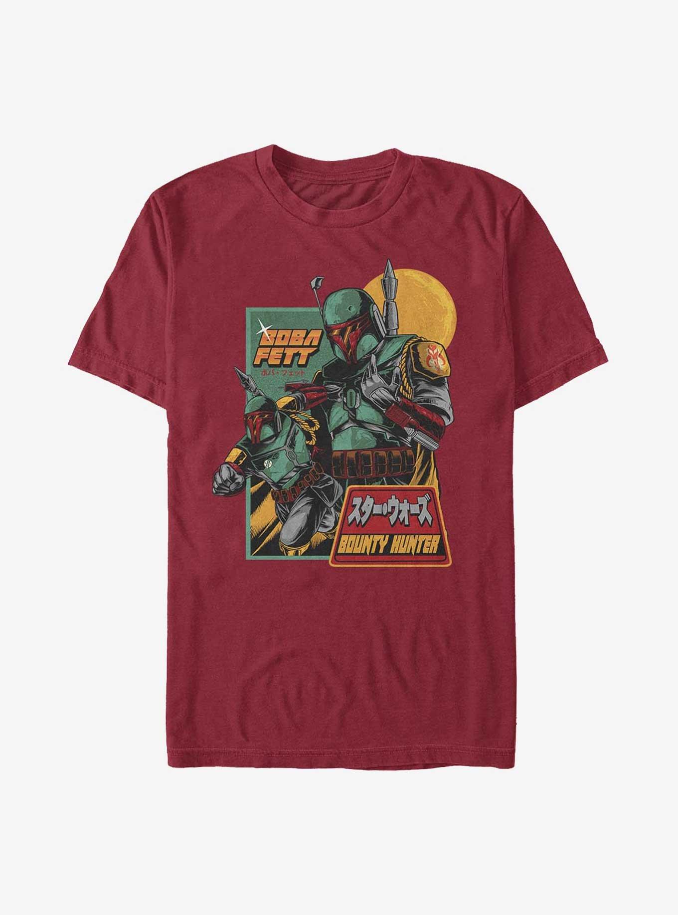 Star Wars Mandalorian Soldier Boba Fett T-Shirt, CARDINAL, hi-res