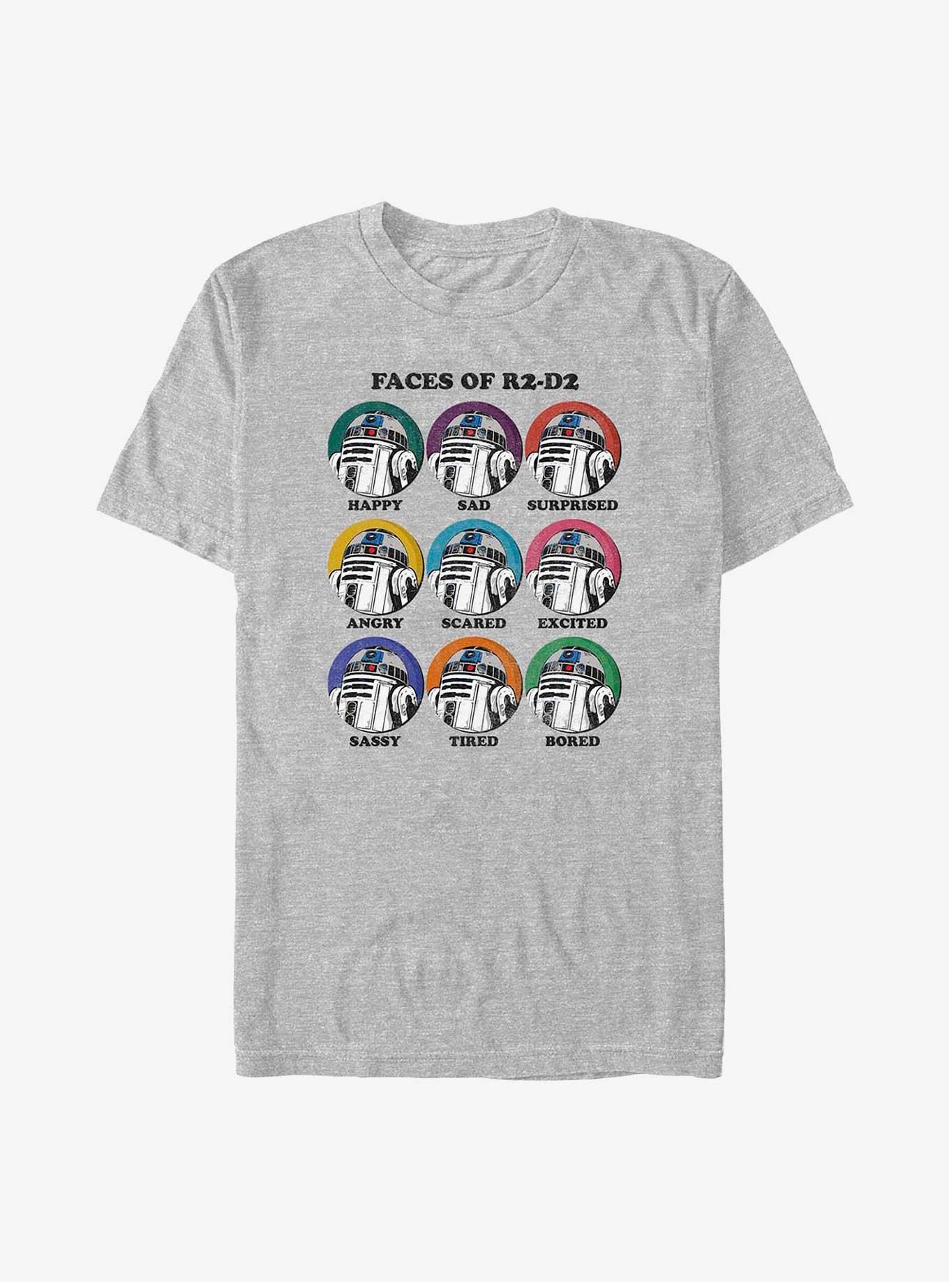 Star Wars R2-D2 Droid Face T-Shirt, ATH HTR, hi-res