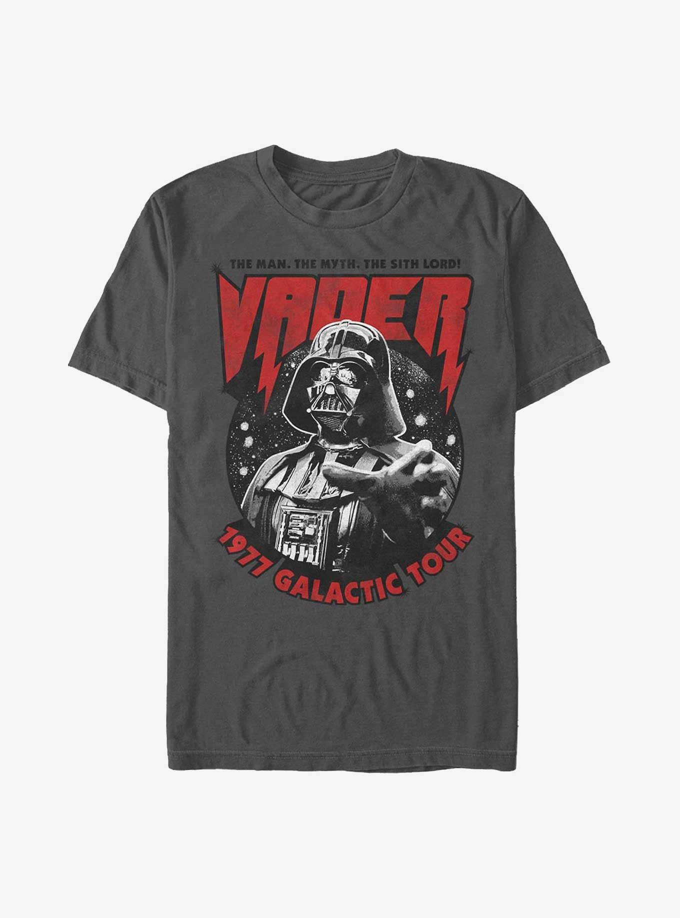 Star Wars Vader Sith Lord Galactic Tour T-Shirt, CHARCOAL, hi-res