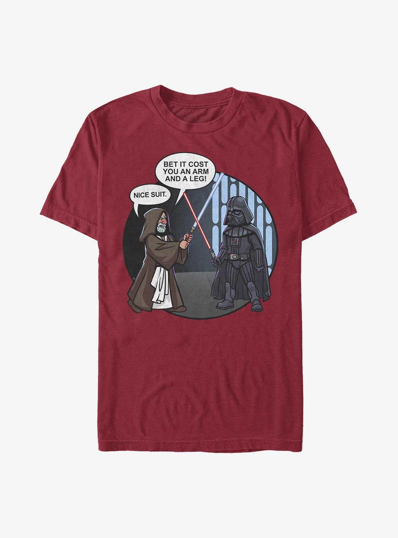 Star Wars Nice Suit Comic T-Shirt, CARDINAL, hi-res
