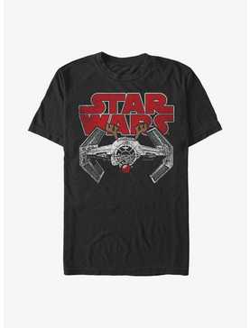 Star Wars Rudolph Tie Fighter Logo T-Shirt, , hi-res