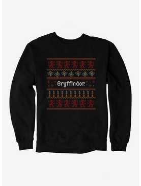 Harry Potter Gryffindor Ugly Christmas Pattern Sweatshirt, , hi-res