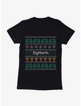 Harry Potter Slytherin Ugly Christmas Pattern Womens T-Shirt, , hi-res