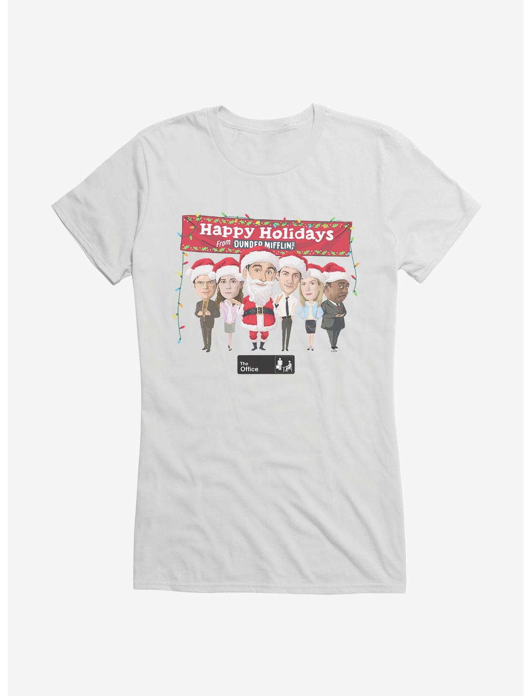 The Office Happy Holidays Girls T-Shirt, , hi-res