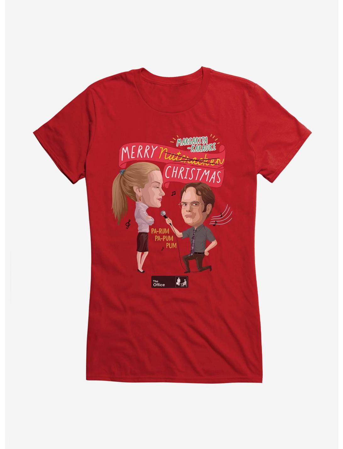 The Office Margarita-Karaoke Christmas Girls T-Shirt, , hi-res