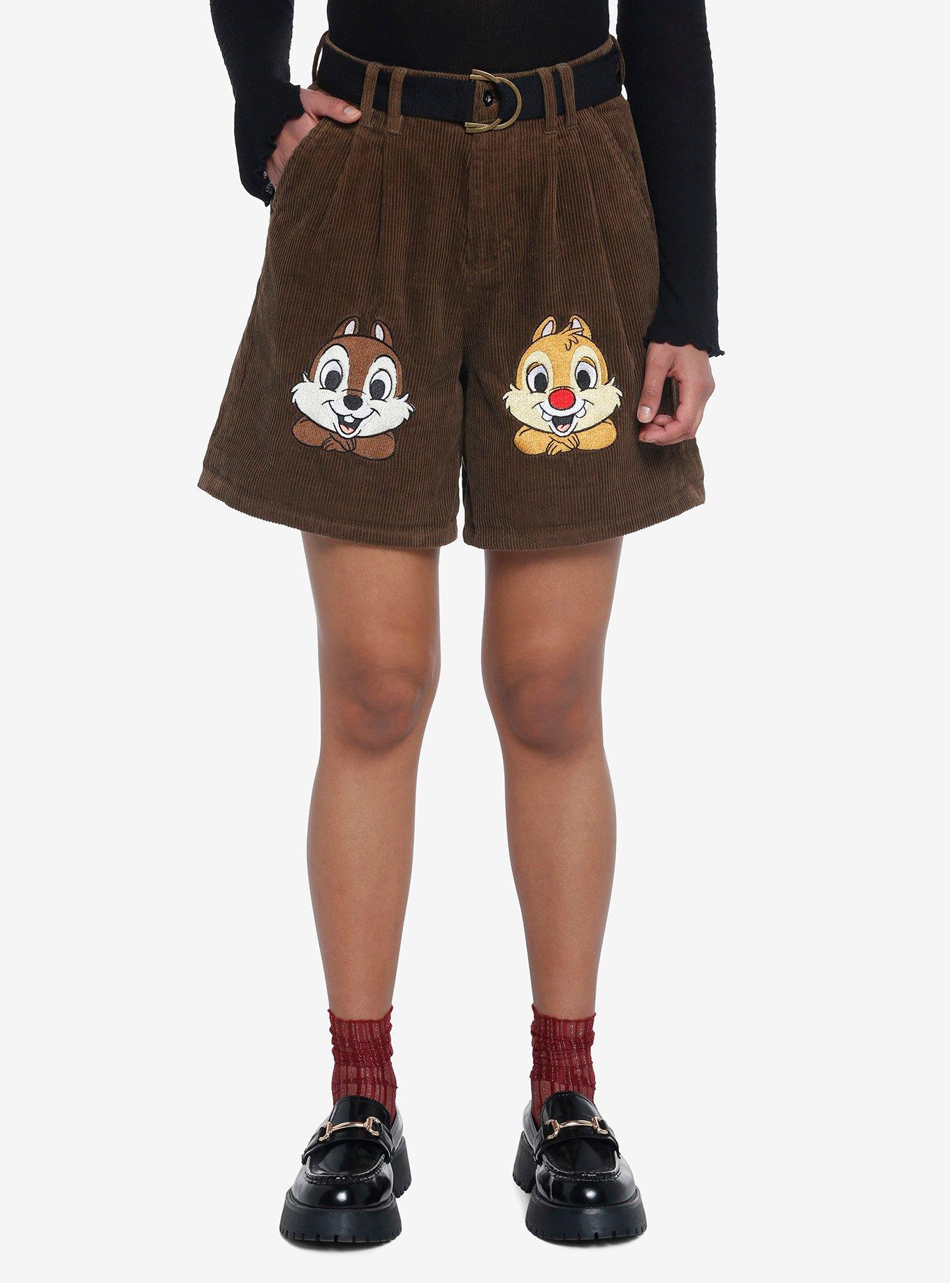 Disney Chip 'N' Dale Corduroy Girls Shorts, MULTI, hi-res