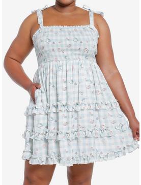 Her Universe Disney Alice in Wonderland Gingham Icons Allover Print Plus Size Tank Dress, , hi-res