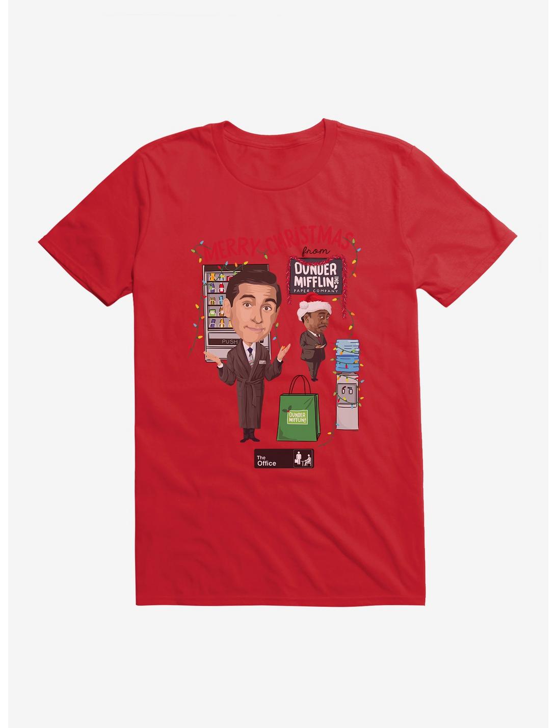 The Office Dunder Mifflin Christmas T-Shirt, , hi-res