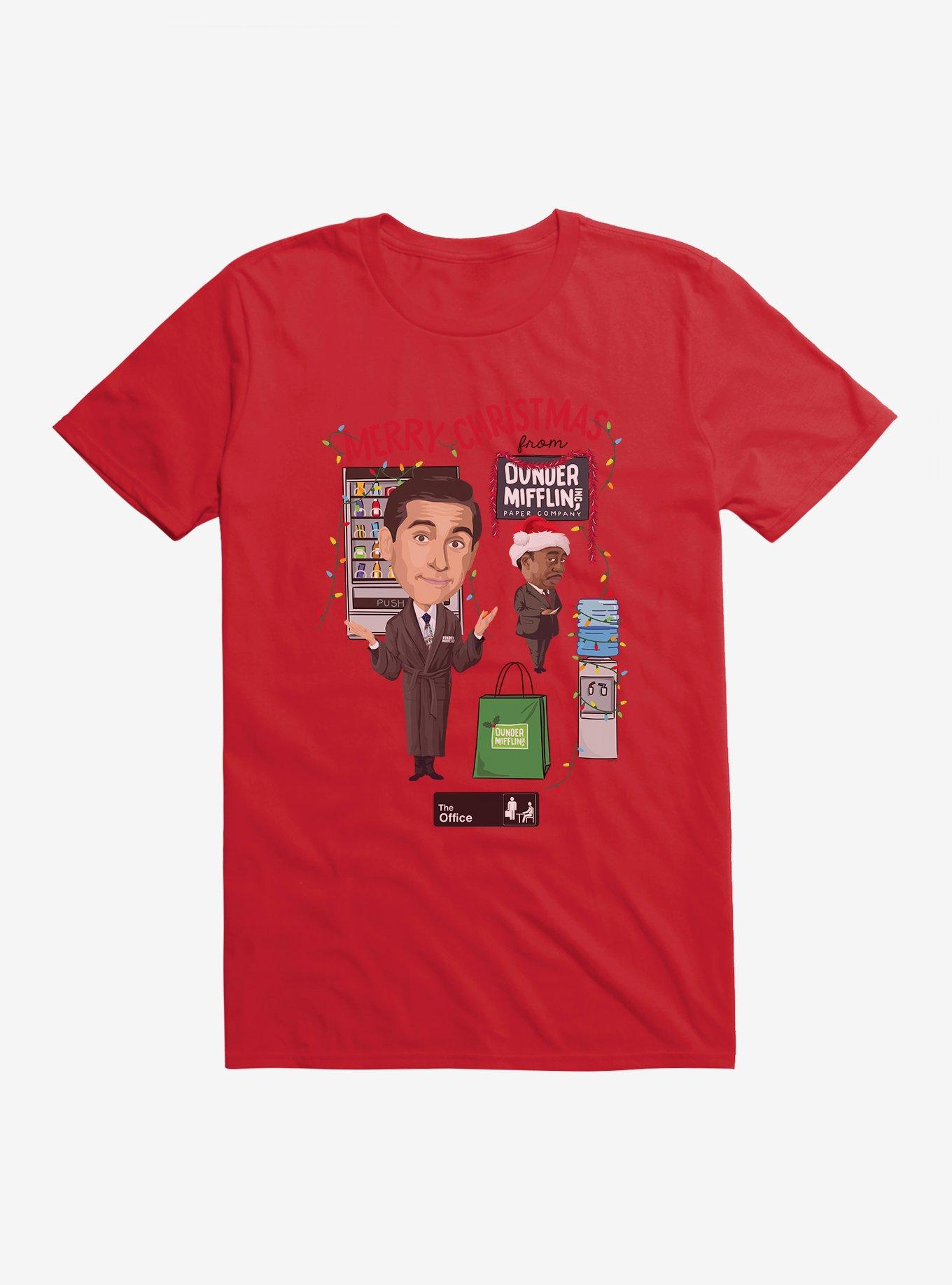 The Office Dunder Mifflin Christmas T-Shirt, , hi-res