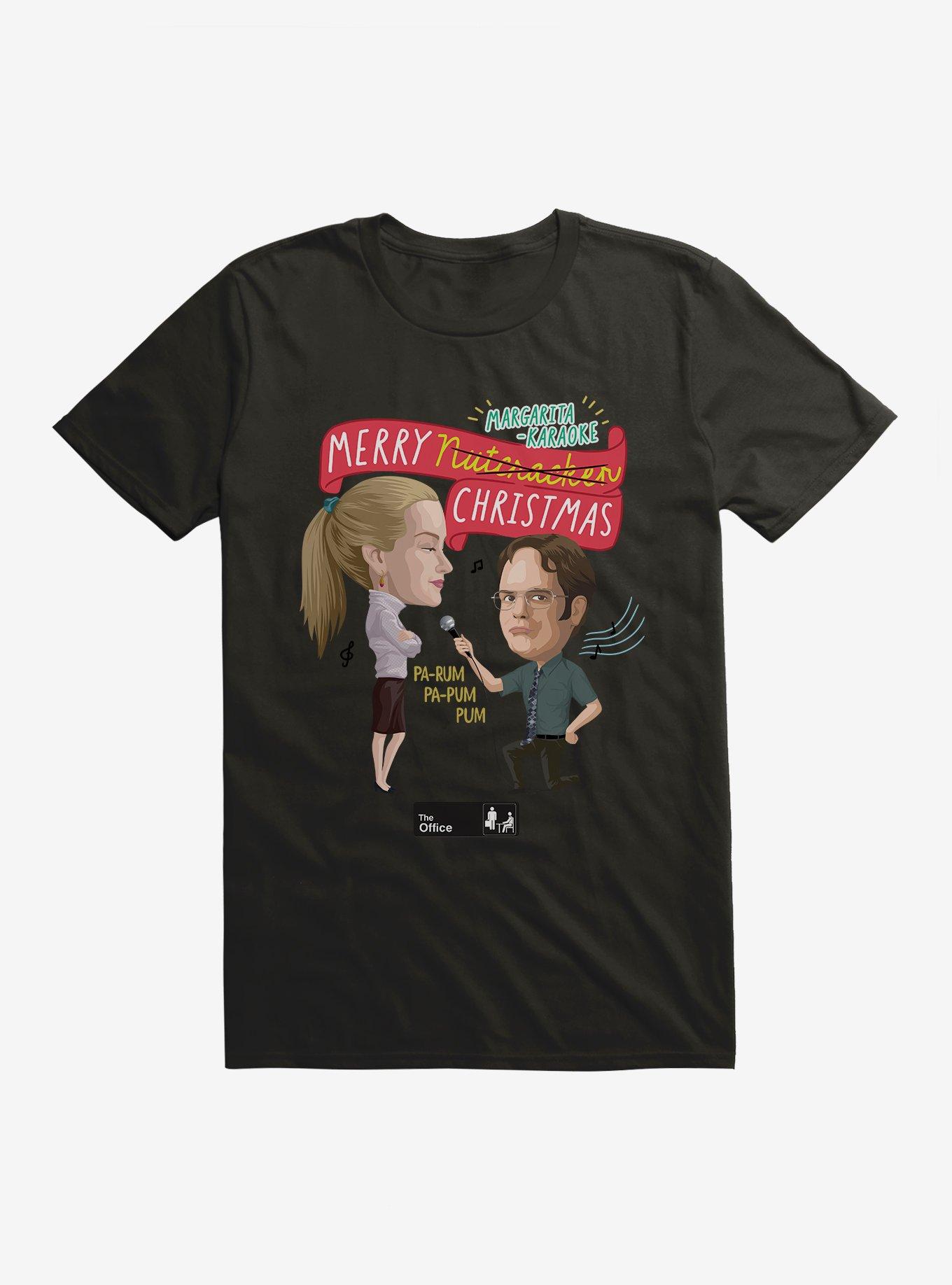 The Office Margarita-Karaoke Christmas T-Shirt, , hi-res