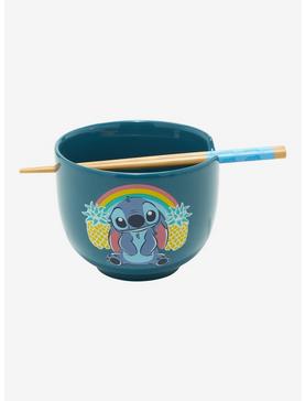 Disney Lilo & Stitch Rainbow Ramen Bowl With Chopsticks, , hi-res