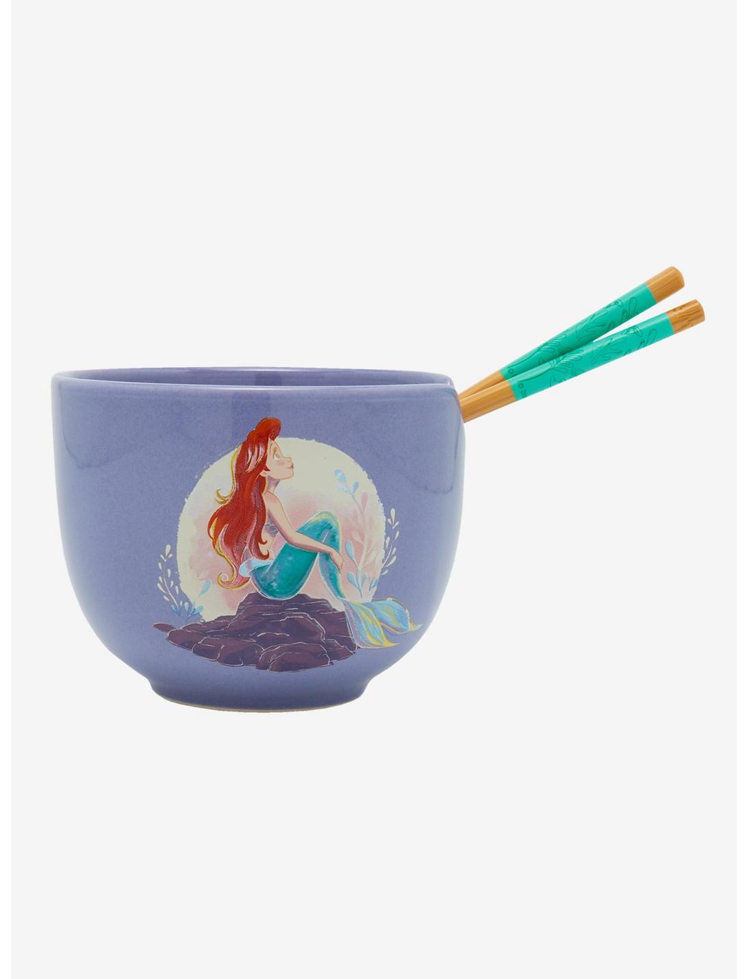 Disney The Little Mermaid Ariel Ramen Bowl With Chopsticks, , hi-res