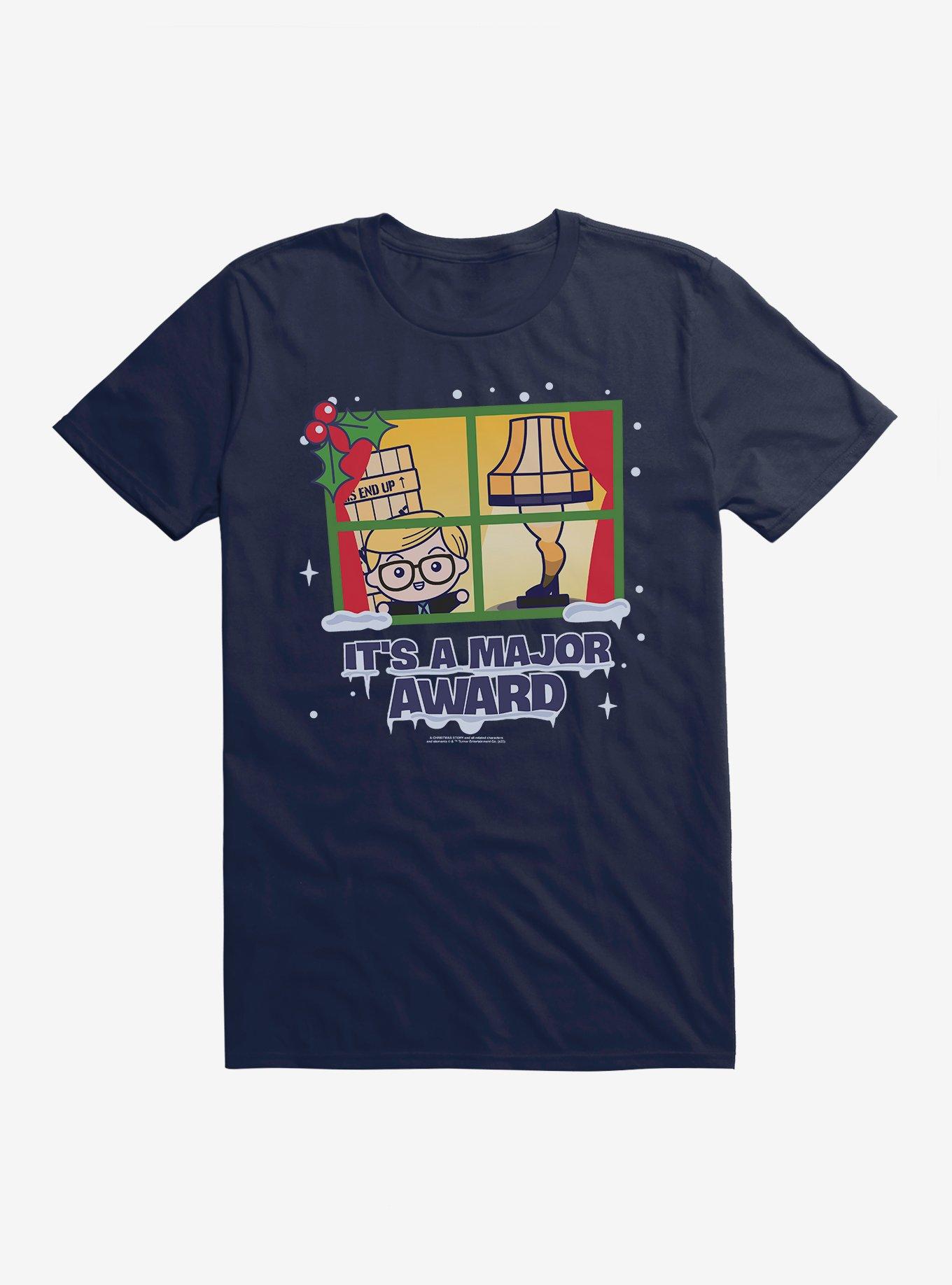 A Christmas Story Major Award T-Shirt, MIDNIGHT NAVY, hi-res