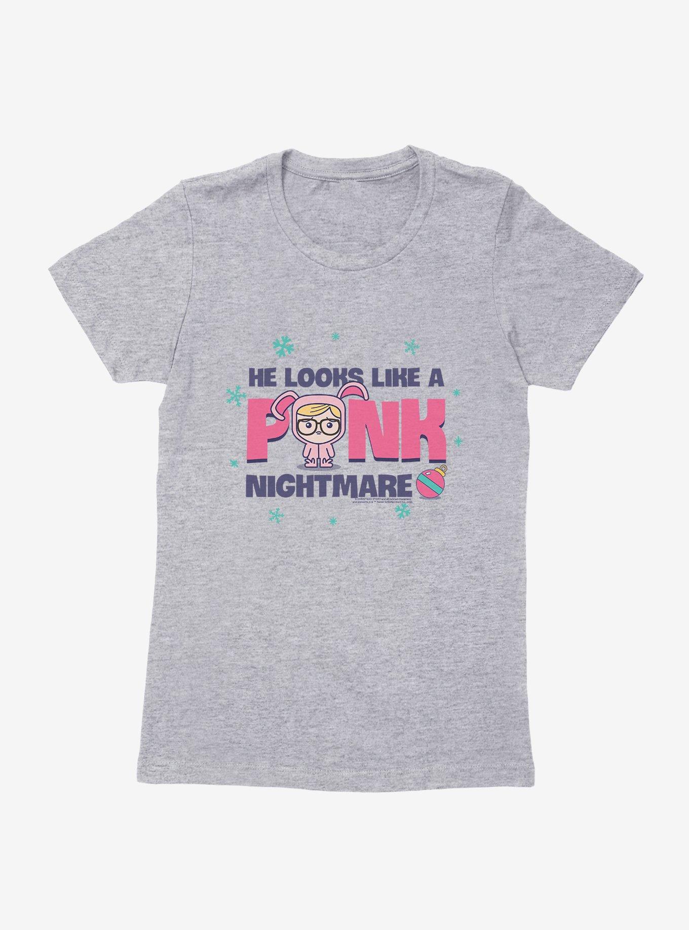 A Christmas Story Chibi Pink Nightmare Womens T-Shirt