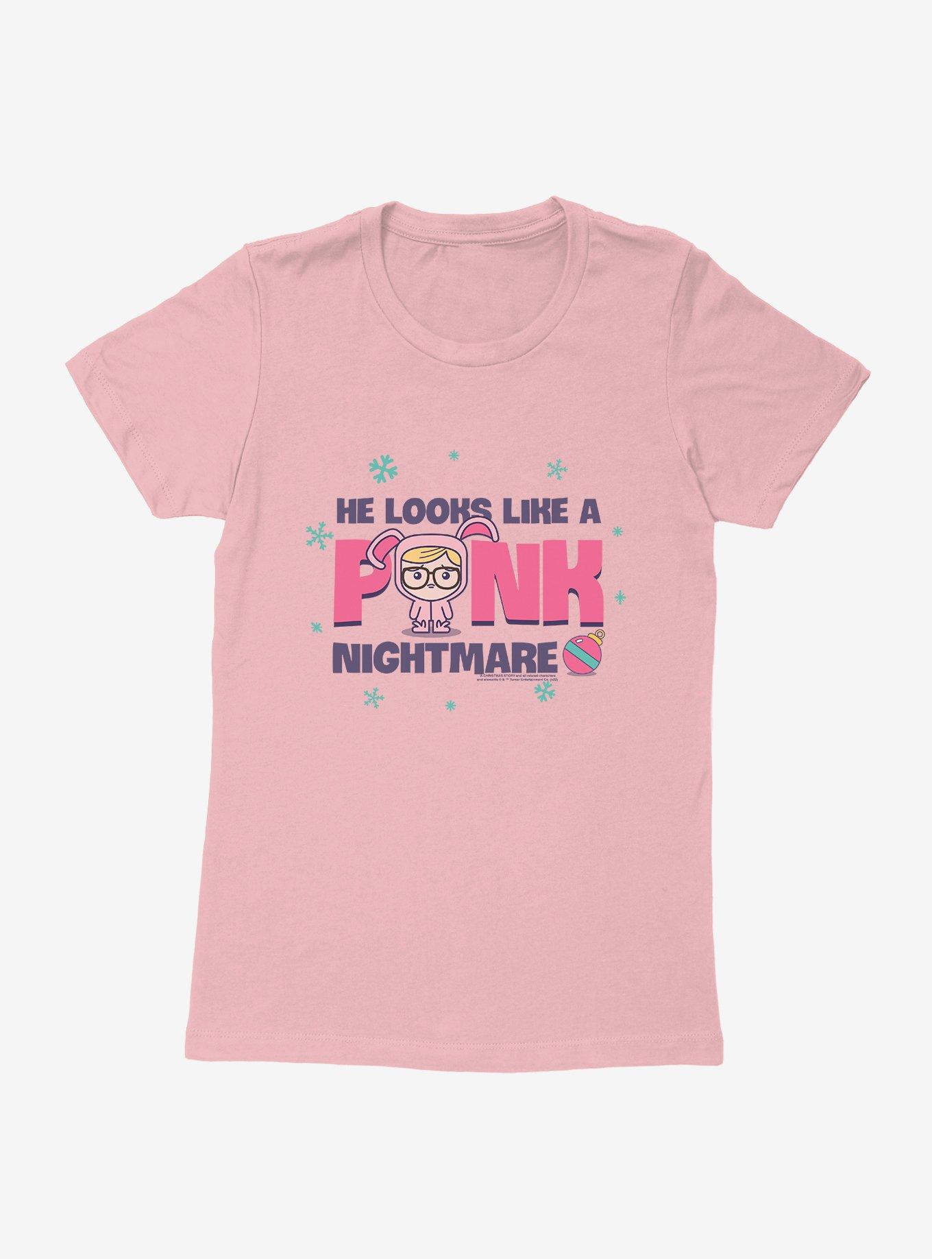 A Christmas Story Chibi Pink Nightmare Womens T-Shirt