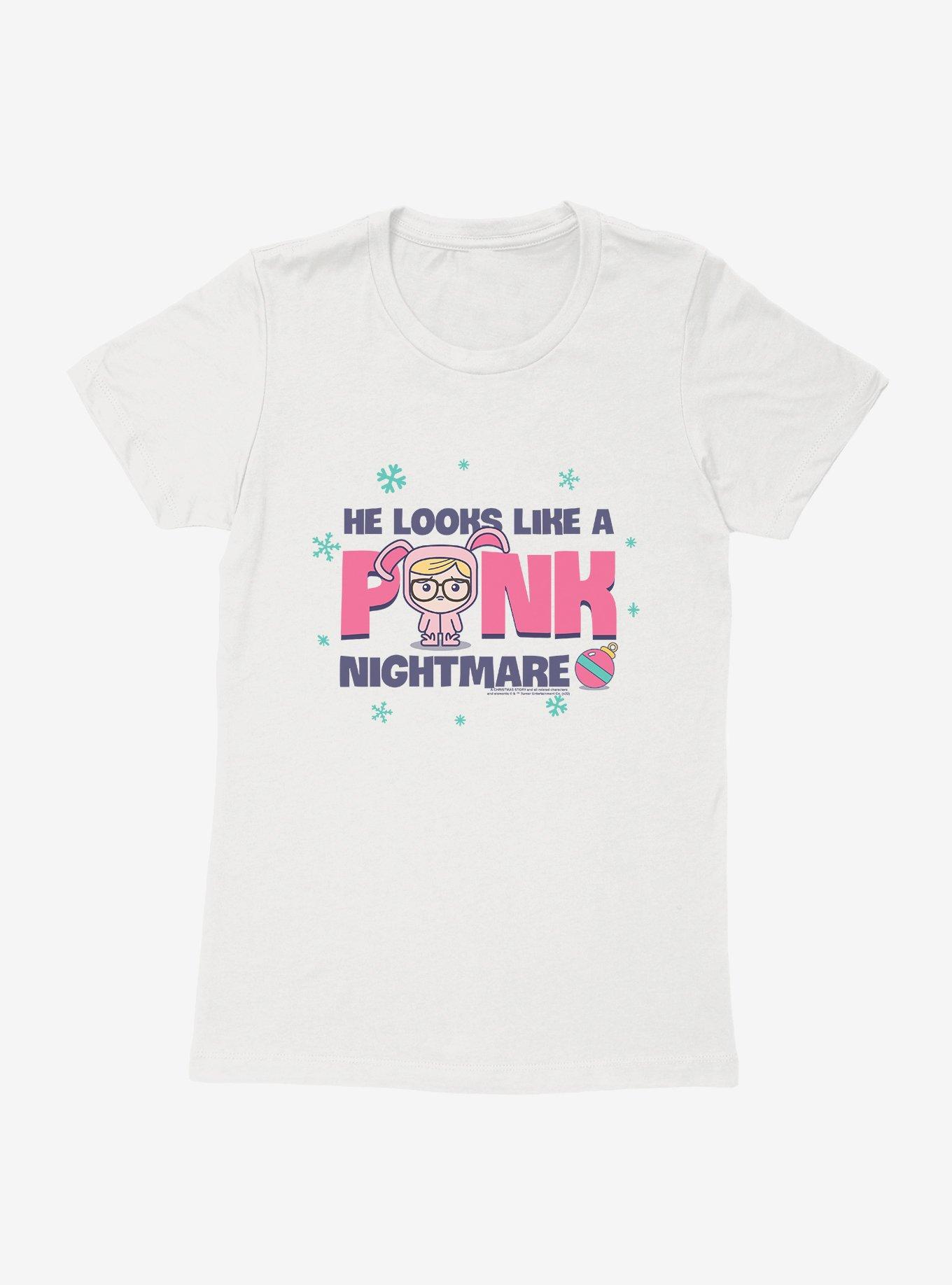 A Christmas Story Chibi Pink Nightmare Womens T-Shirt