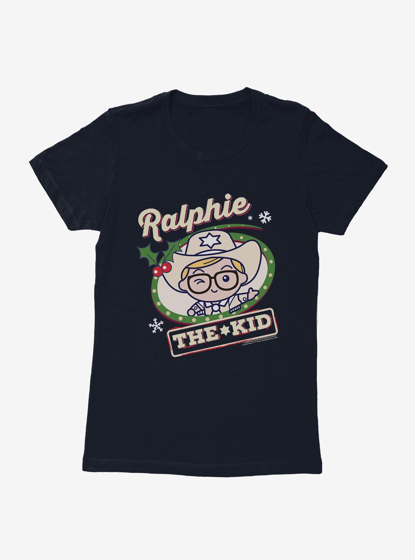 A Christmas Story Chibi Ralphie The Kid Womens T-Shirt, MIDNIGHT NAVY, hi-res