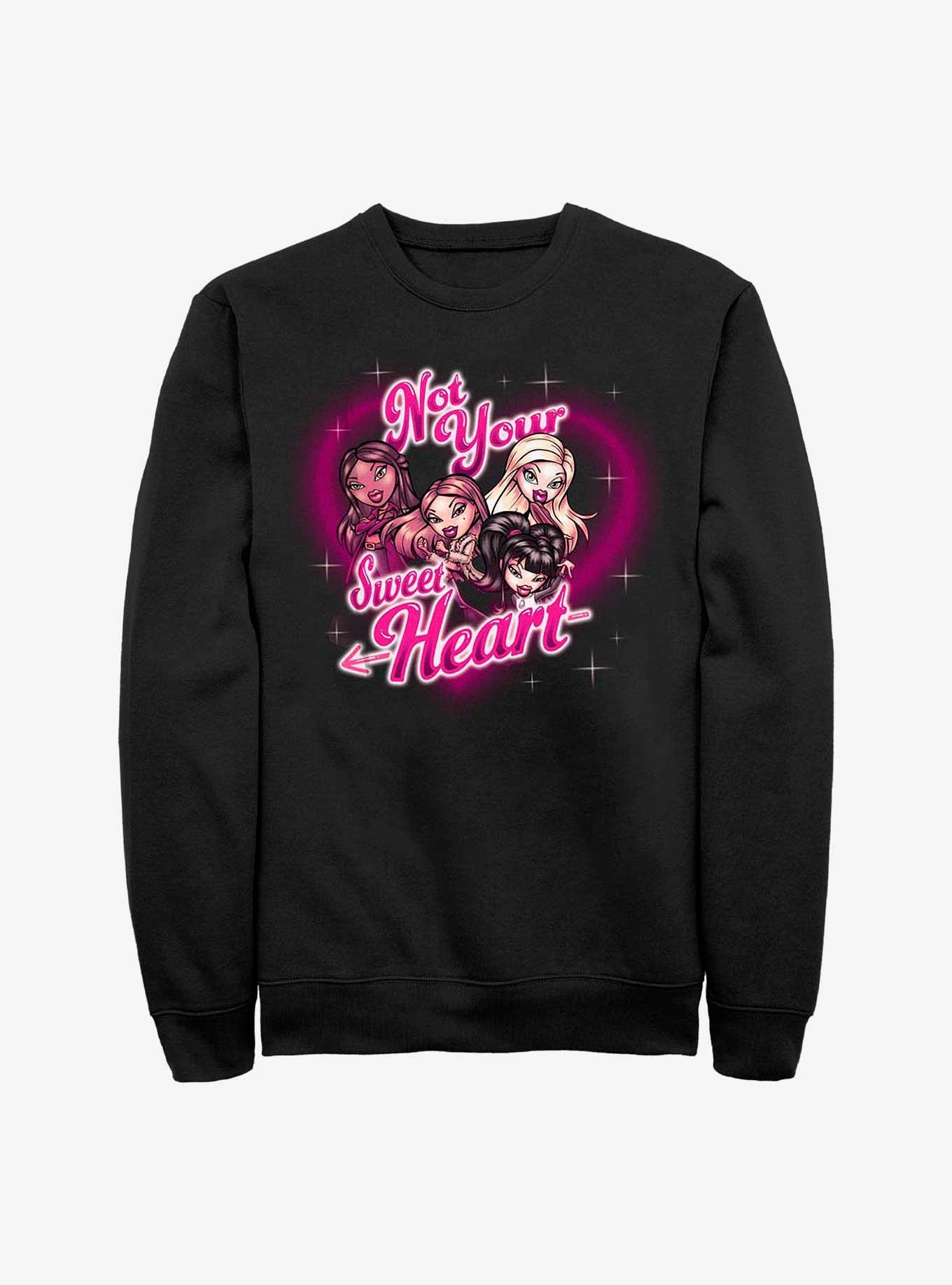 Bratz Not Your Sweet Heart Sweatshirt, BLACK, hi-res