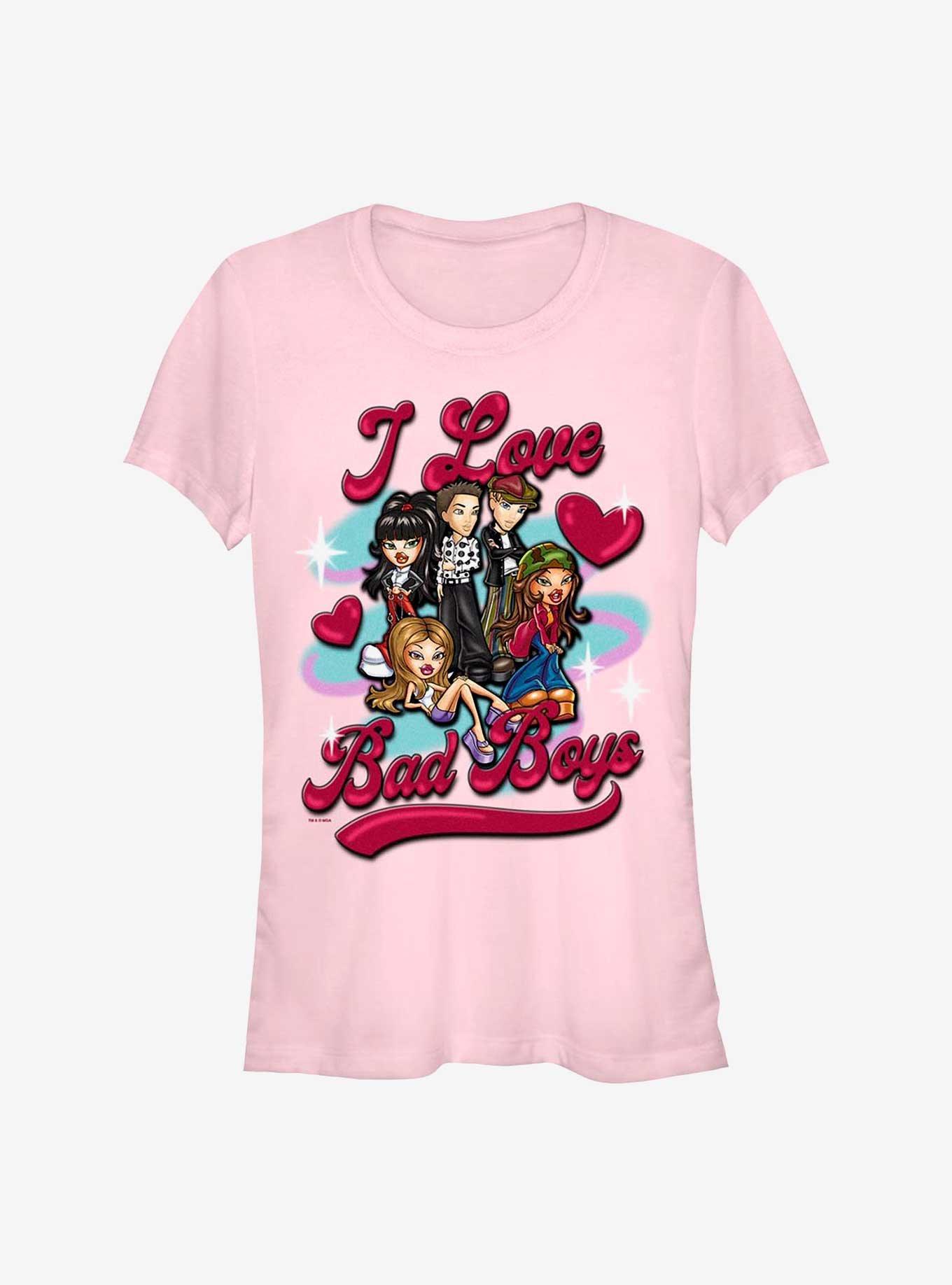 Bratz I Love Bad Boys Girls T-Shirt, LIGHT PINK, hi-res
