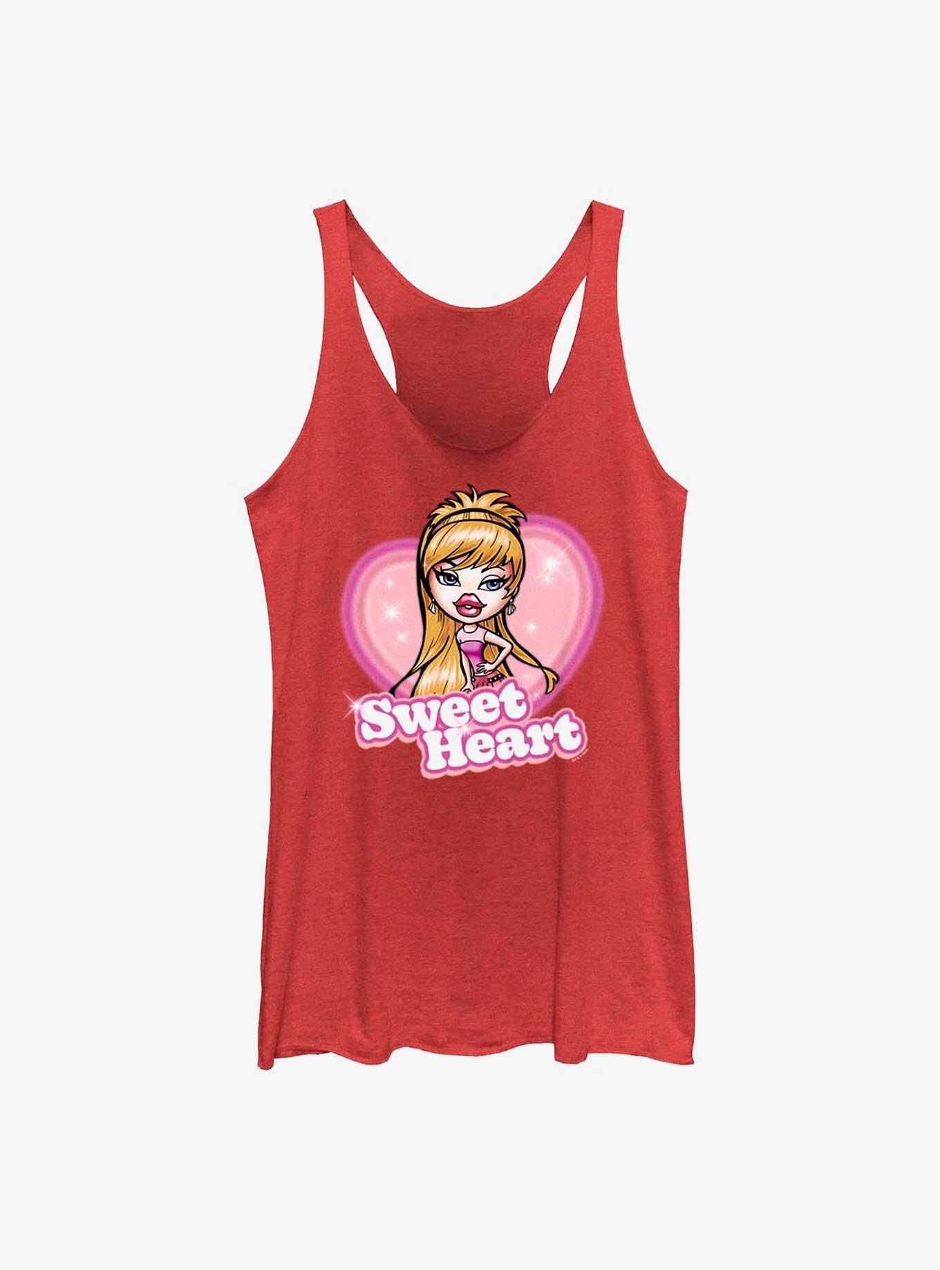 Bratz Chloe Sweet Heart Girls Tank, RED HTR, hi-res