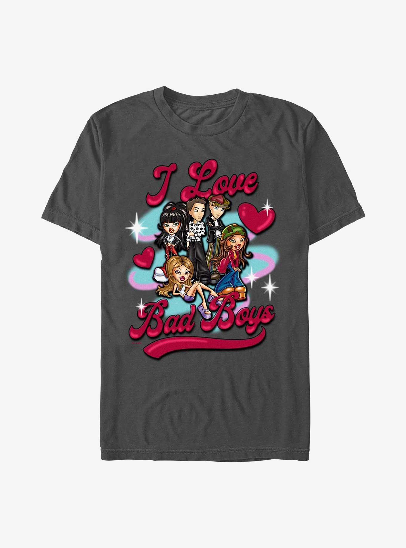 Bratz I Love Bad Boys T-Shirt, CHARCOAL, hi-res