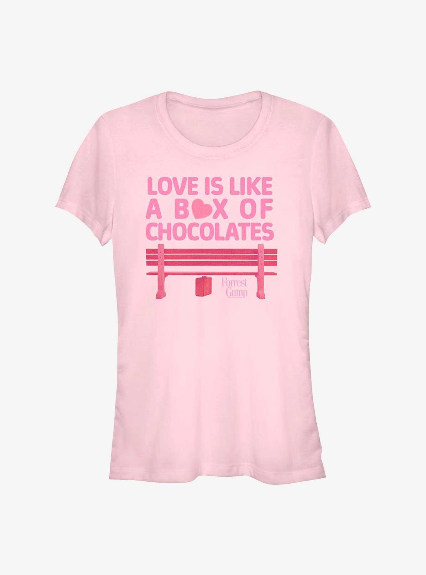 Forrest Gump Love Is Like A Box of Chocolates Girls T-Shirt, , hi-res