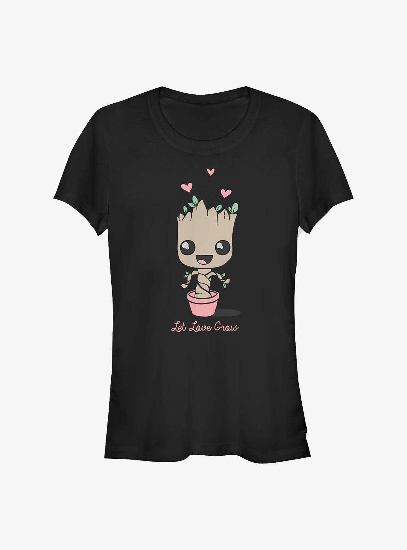 Marvel Guardians of the Galaxy Baby Groot Let Love Grow Girls T-Shirt, , hi-res